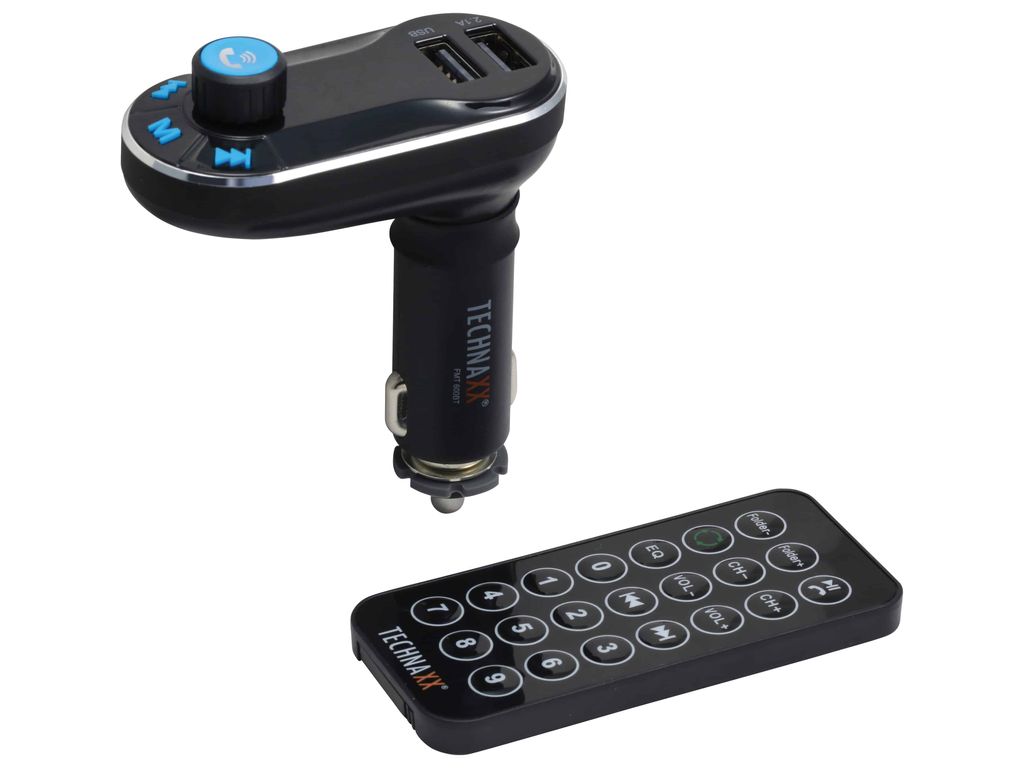 Technaxx FMT600BT, Bluetooth, USB, 10 m, Schwarz, iPad, 34 mm