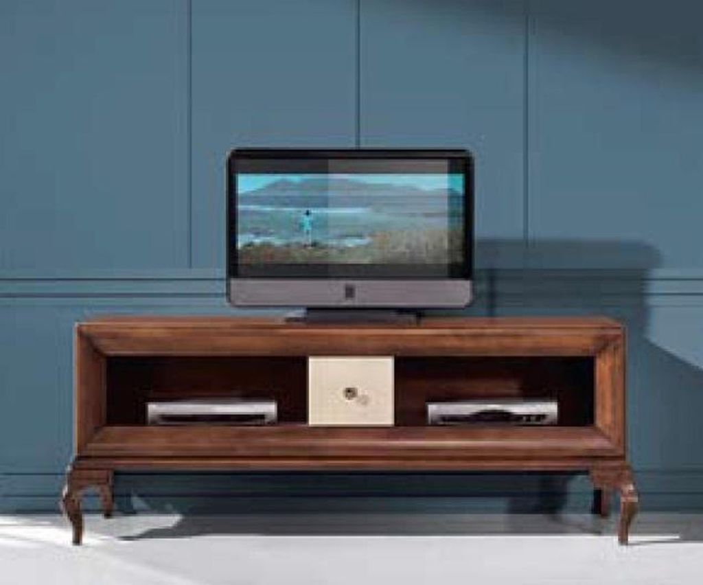 tv Ständer rtv Lowboard Sideboard Tisch Holz Wohnzimmer Braun Möbel Fernseh Neu