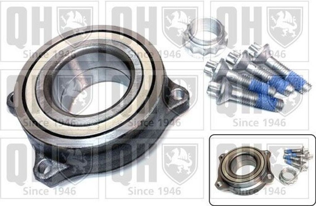 QUINTON HAZELL Radlagersatz Hinten passend für MERCEDES-BENZ C-Klasse Limousine (W204) 126mm QWB1673