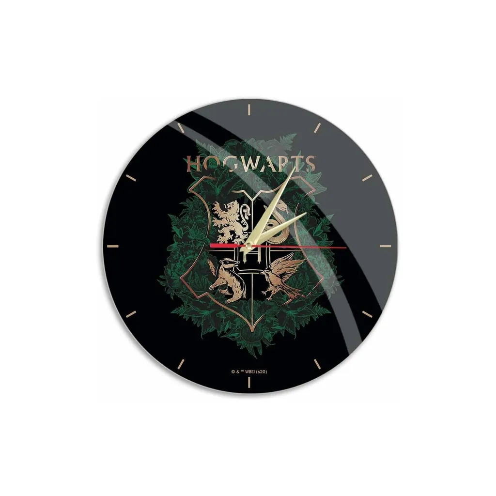 Horloge murale Harry Potter noire silencieuse - Finissez-en avec le bruit