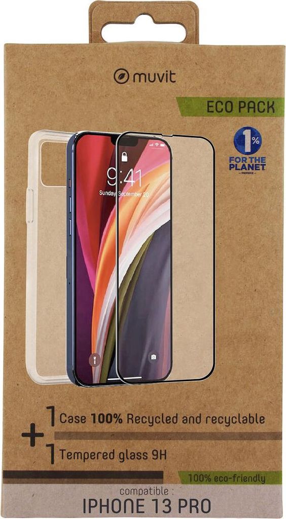 Handytasche und -schutz Muvit for Change iPhone 13 Pro