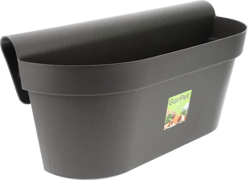 Geländerkasten Balkon mit Wasserspeicher Blumentopf Zaun Produktbild