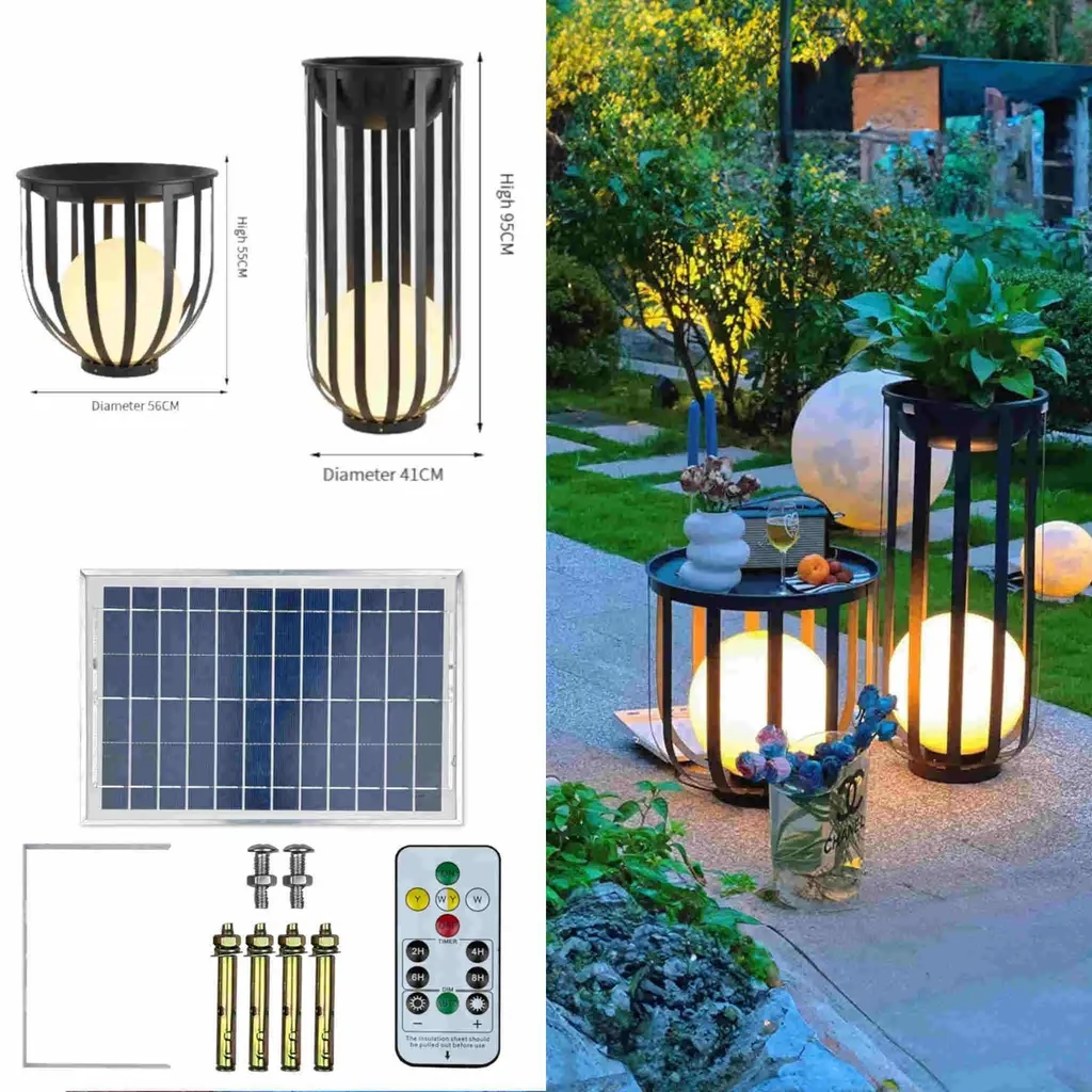 Solution d'éclairage extérieur robuste contre l'obscurité du jardin