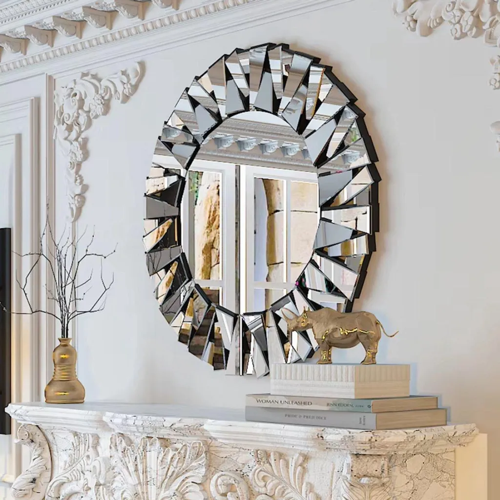 Miroir Vortex 80cm - Solution déco pour agrandir une pièce sombre
