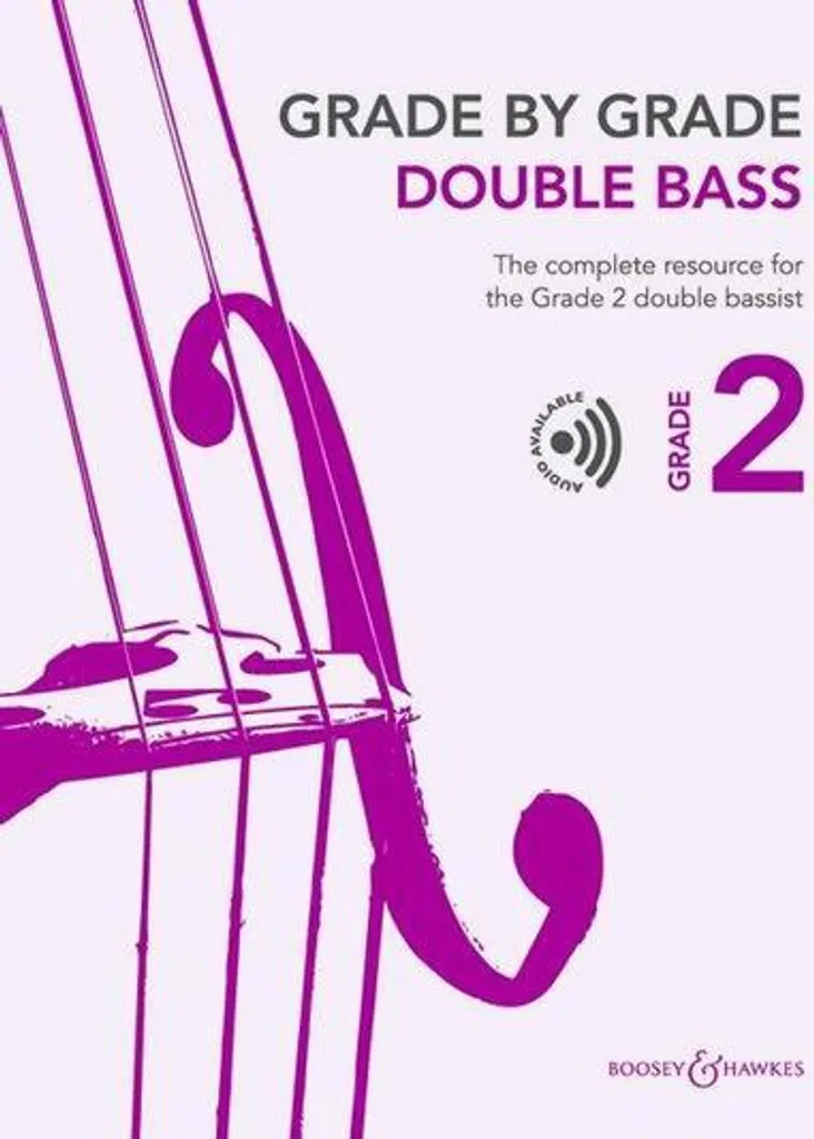 Recueil Contrebasse Grade 2 - Grade by Grade avec Études et Exercices