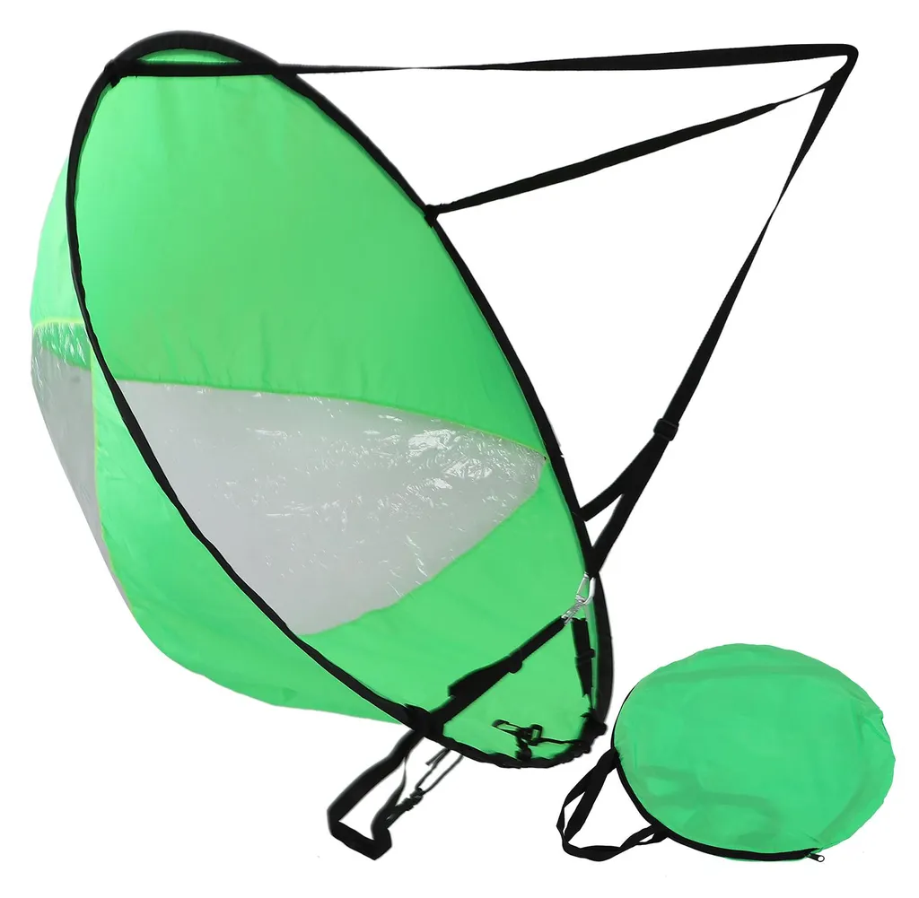Voile de Kayak Anti-Fatigue Pliable : Naviguez sans Effort avec Vue Net