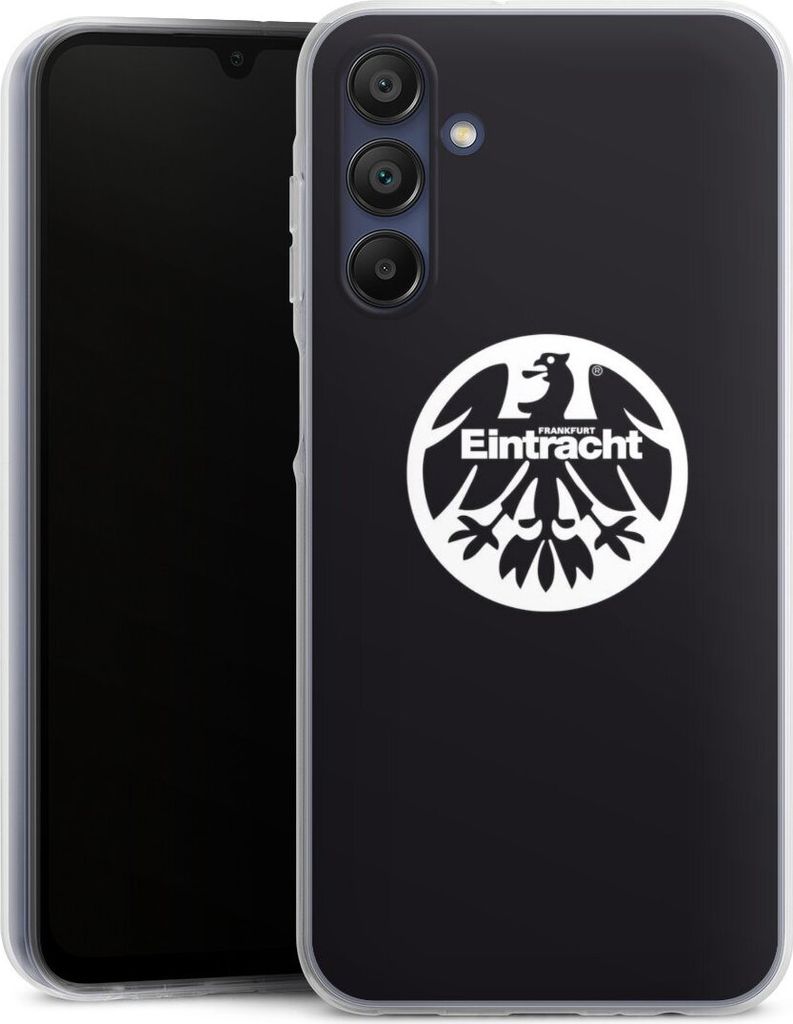 DeinDesign Handyhülle für Samsung Galaxy A15 5G Silikon Hülle Case Smartphone Schutzhülle Adler Eintracht Frankfurt Logo