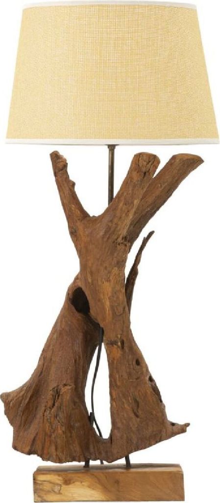 Mauro Ferretti Tischleuchte Tavolo E27 Ø 35x80 cm braun