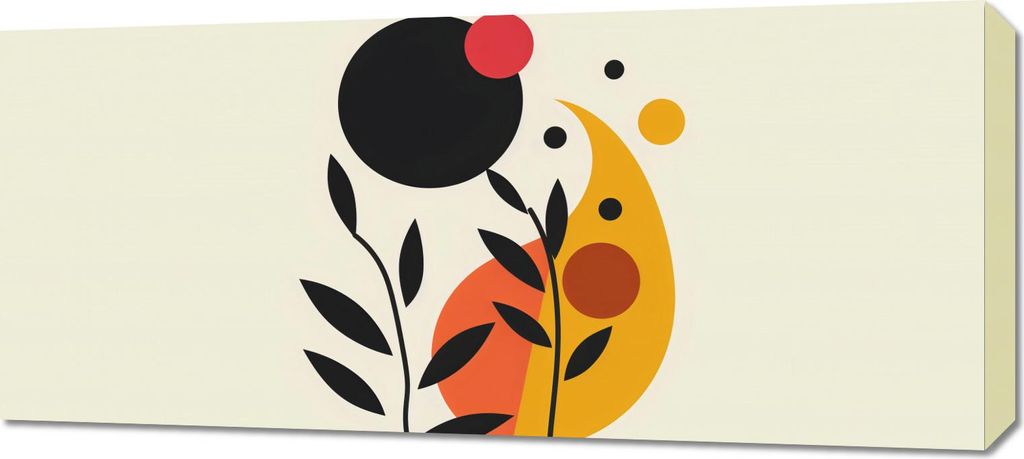 Bild 90x40cm Blume vom Sonnenwasser gewaschen