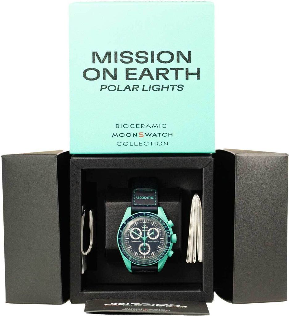 Omega x Swatch Moonswatch Mission on Earth l Polar Lights Produktbild 