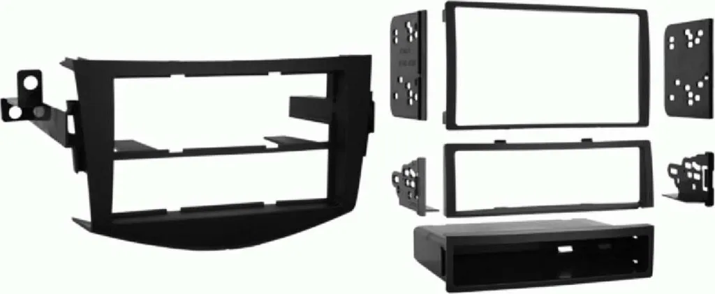 Support Autoradio 2-DIN Robuste Toyota RAV4 XA3 2006-2013 Vide-Poche