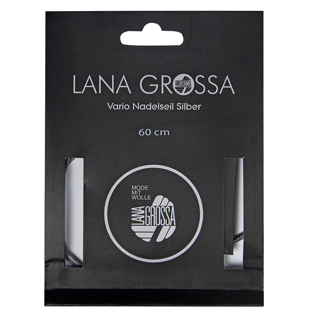 Lana Grossa Nadelseil drehbar 60cm | Edelstahl Produktbild 