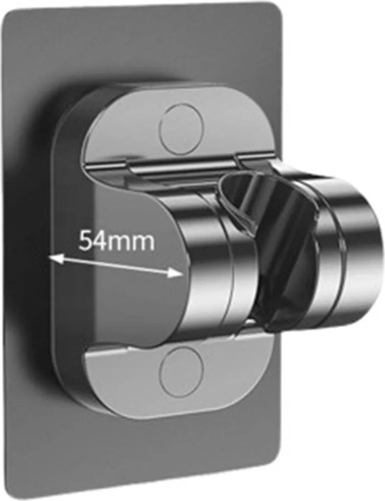 INF Supporto Doccia Pannello Largo Grigio - Design Moderno No Drill