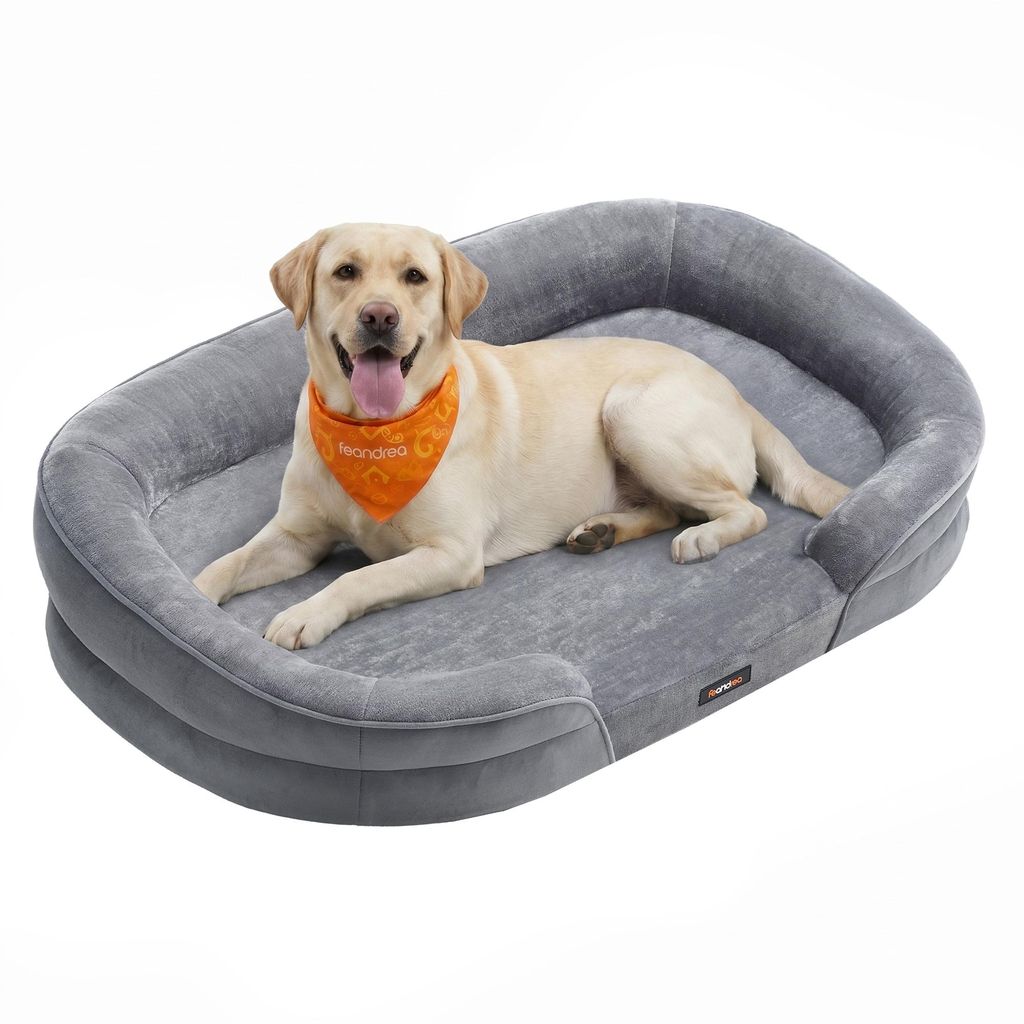 FEANDREA Hundebett, Hundekissen, wasserdichte Innenschicht, Produktbild 