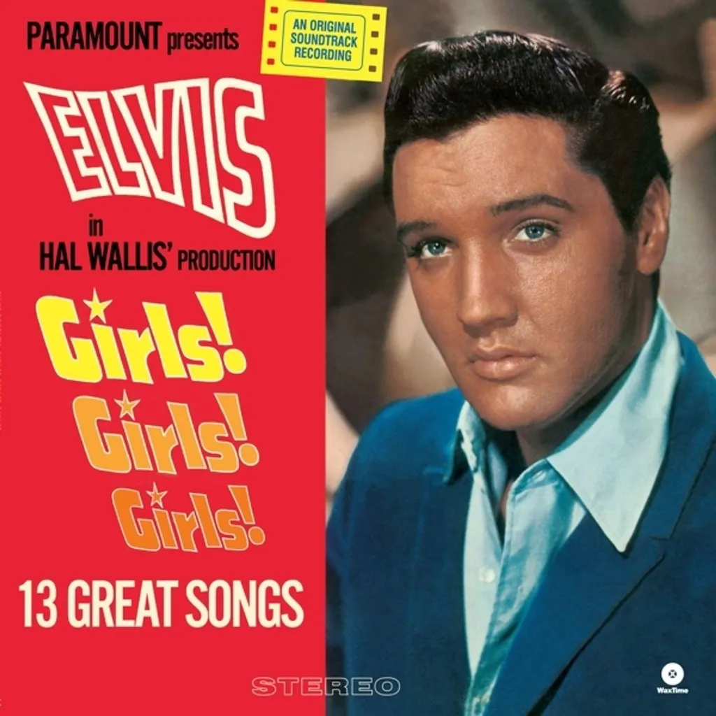 Disque vinyle Elvis Presley Girls Girls Girls LP avec 2 bonus tracks