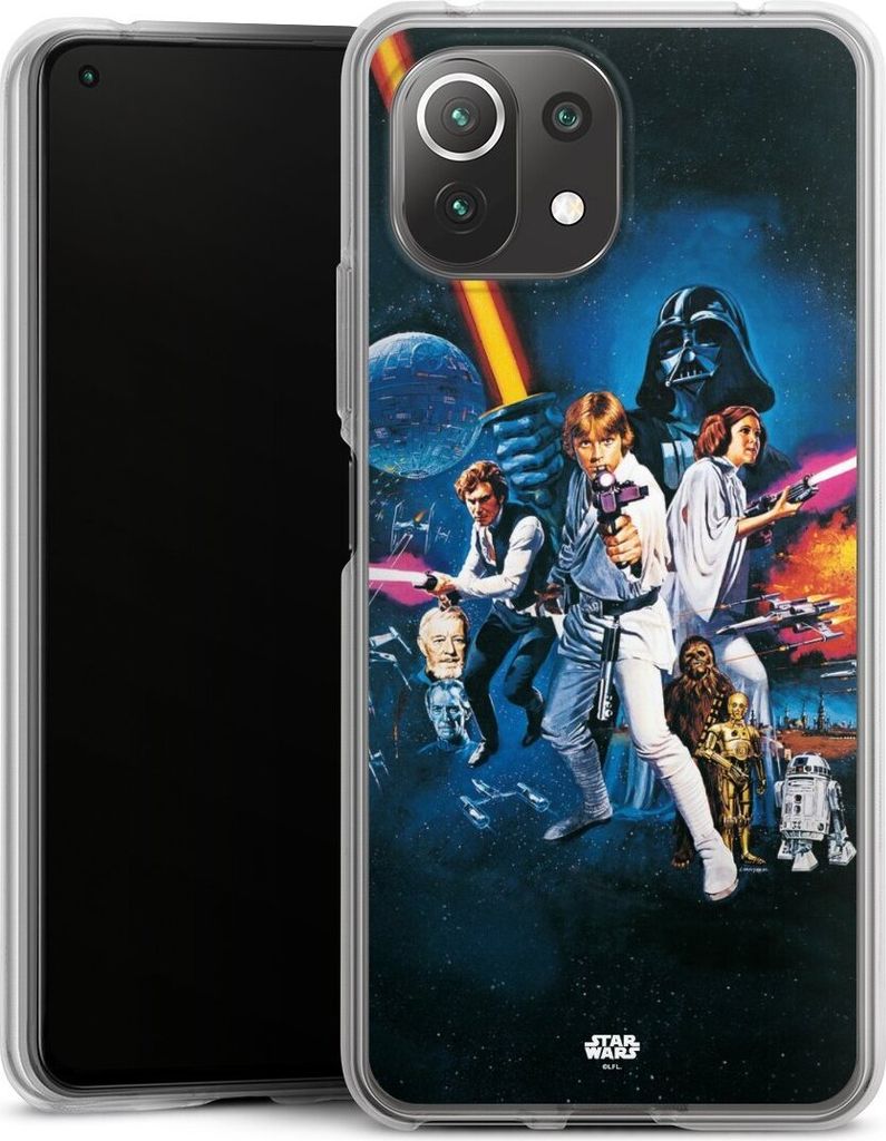 DeinDesign Handyhülle für Xiaomi Mi 11 Lite Silikon Hülle Case Smartphone Schutzhülle Episode IV Fanartikel Star Wars