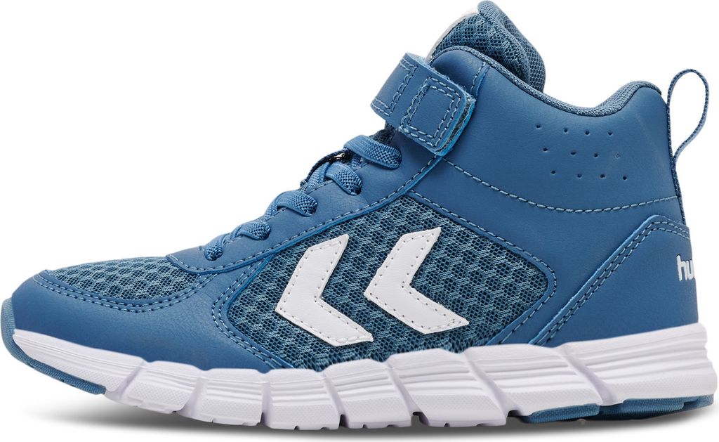hummel Speed Mid Uni Kinder Athleisure Sneaker Atmungsaktiv, Farbe:Bering Sea, Größe:30