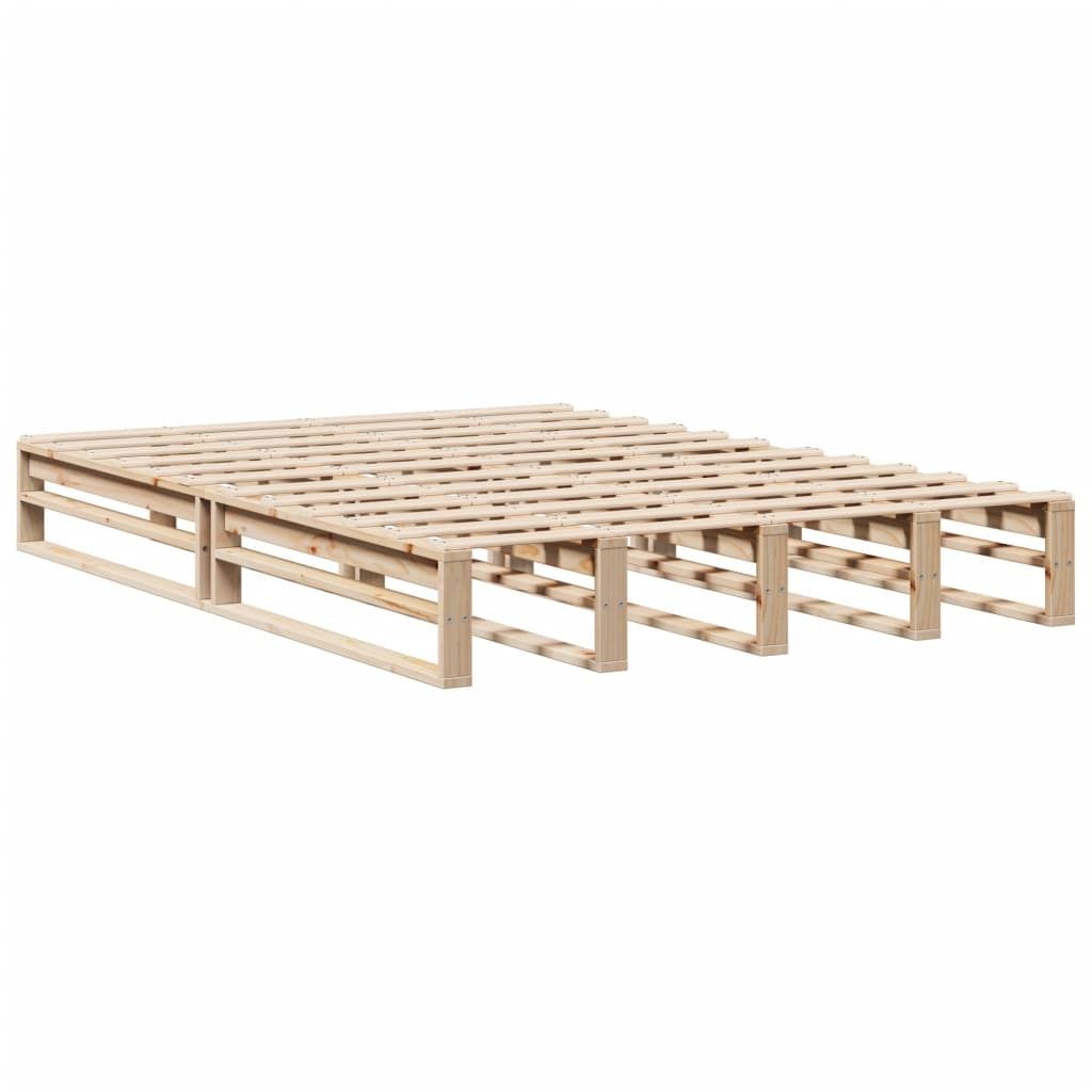"2026 MODERNE"Massivholzbett Modernes/Doppelbett - Polsterbett Erwachsene/r /Kind - ohne Matratze - 160x200cm Kiefernholz - Klassische Betten NeuM...