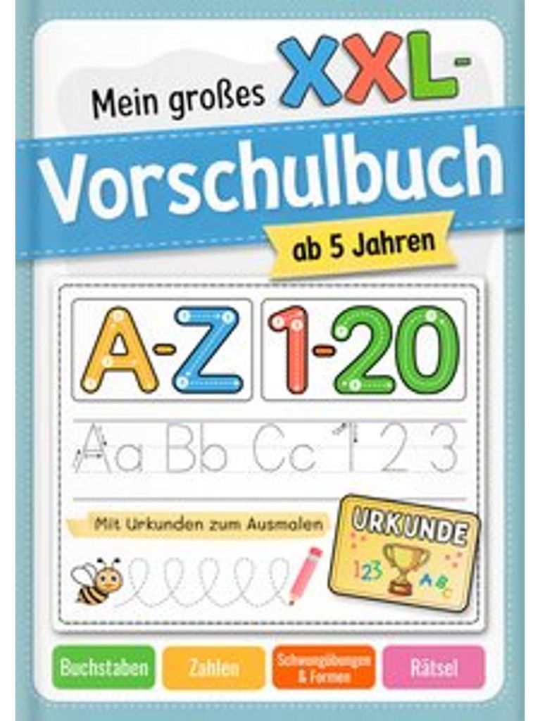 Mein großes XXL-Vorschulbuch für Jungen und Mädchen ab 5 Produktbild 