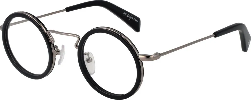 Monture Yohji Yamamoto YY1003 44613 en Acétate Premium et Design Noir