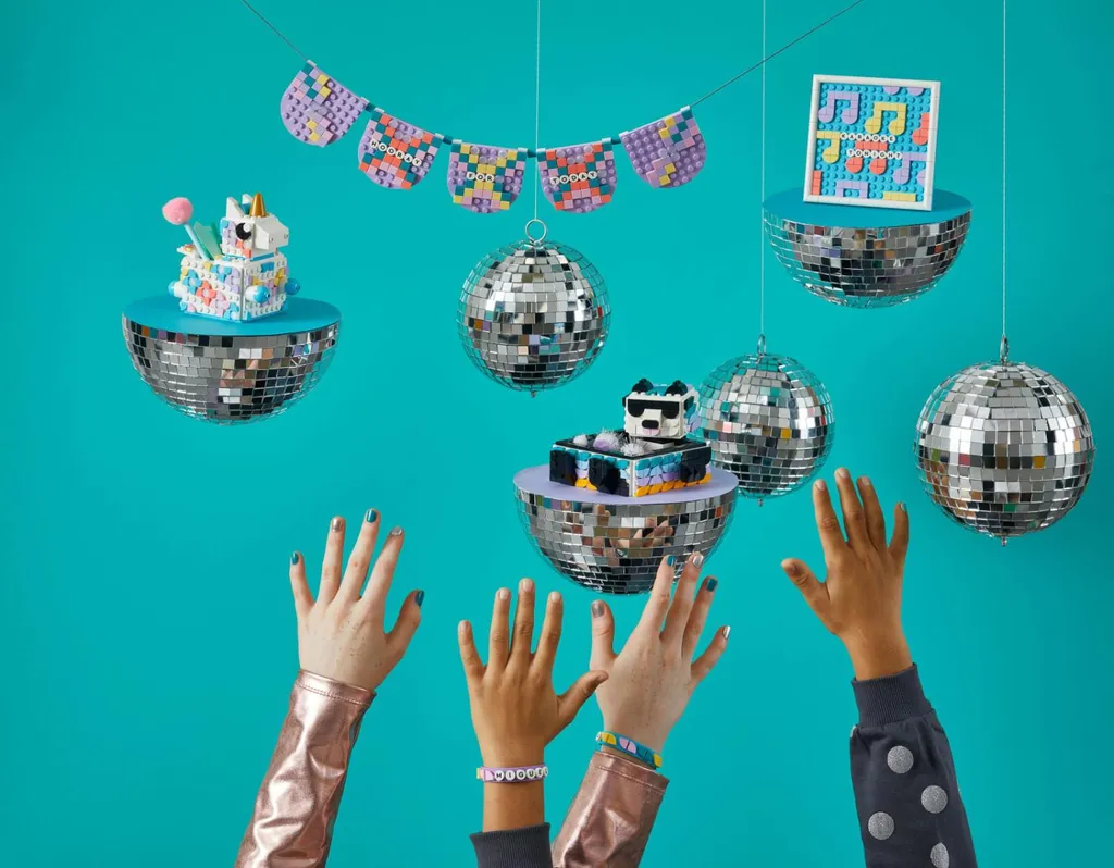 Kit licorne LEGO DOTS 41962 multicolore avec bracelets et objets de déco - 16