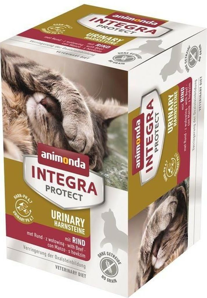 Animonda Integra Protect Adult Urinary Oxalstein mit Ente 6x100g