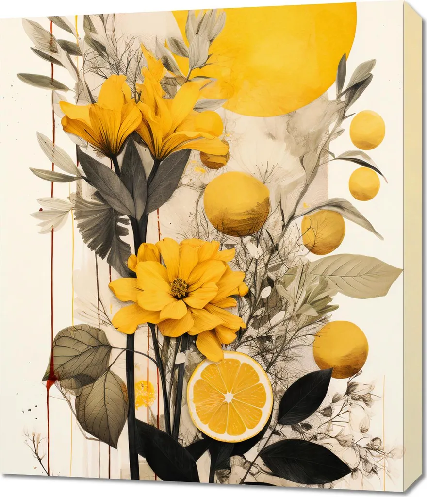 Quadro 60x70 cm Incanto Agrumato | Arredo Parete Artigianale Made in Italy