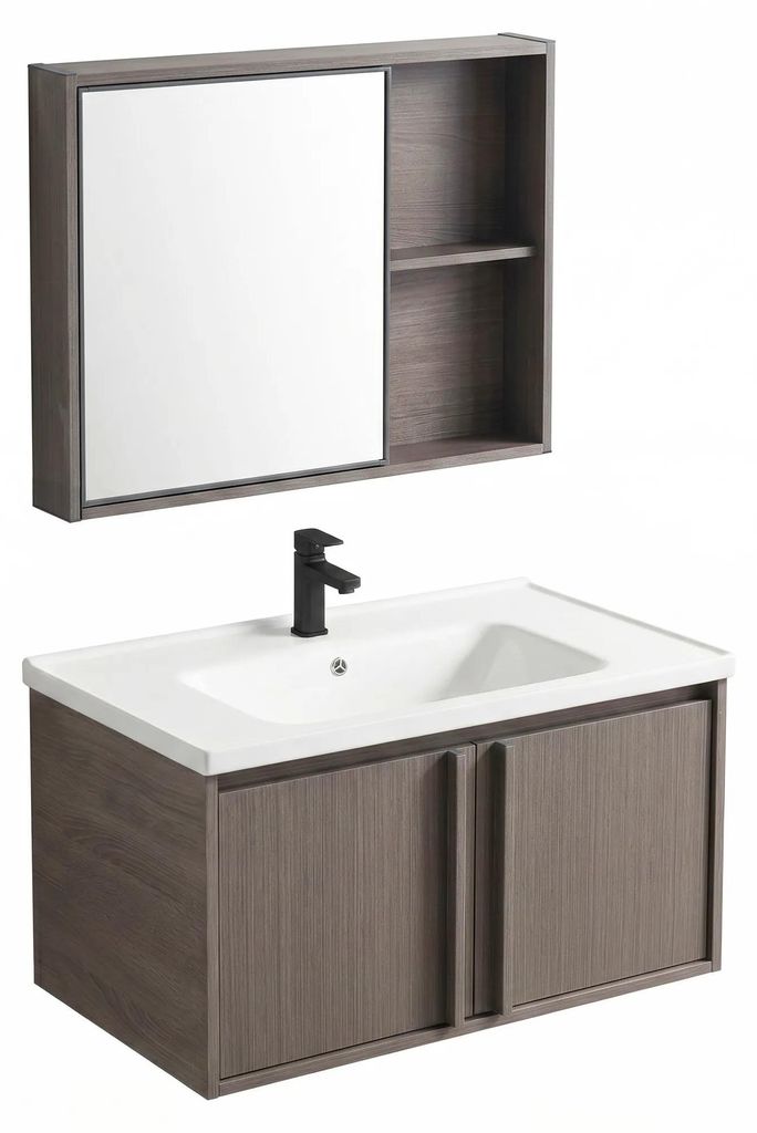 Ein Badezimmermöbelset Mit Waschbecken Rea Gama T25023 Kjm Produktbild 