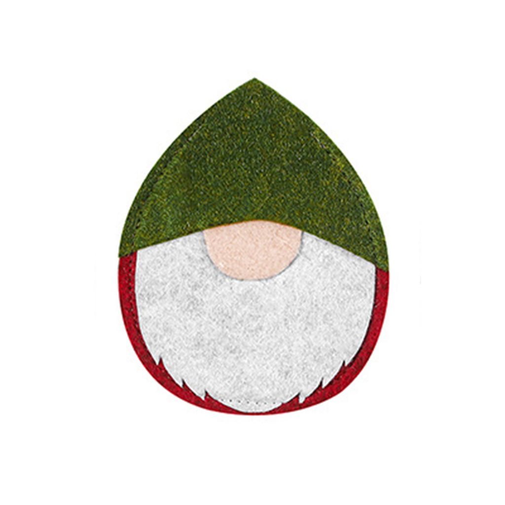 Festliche Atmosphäre Cartoon Bilder entzückendes Aussehen Besteck Cover Tasche-D