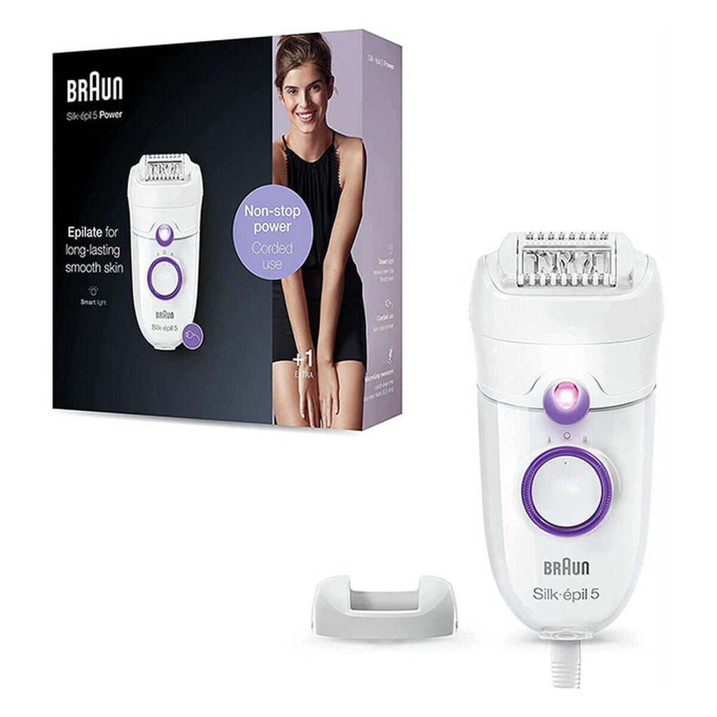 Epilatore Braun SE5505P Silk-epil Bianco Immagine del prodotto 
