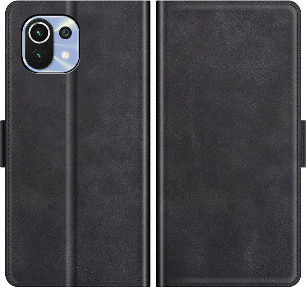 Xiaomi Mi 11 Lite (4G, 5G & NE) Hülle - Coverup Deluxe Klapphülle - Schwarz