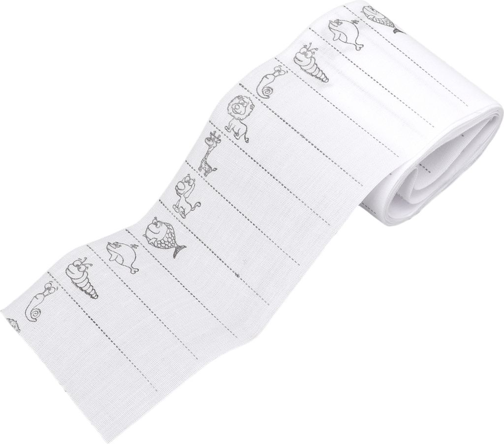 Namensetiketten 100-tlg, Mit Cartoon-Muster, Vielseitige Aufnäher für Schule & Kindergarten