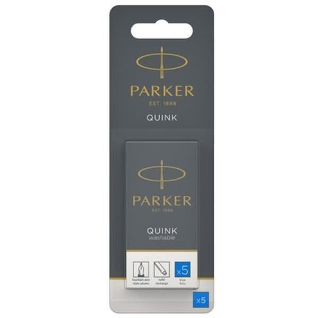 PARKER Tintenpatrone QUINK Königsblau    5 Stück Produktbild 