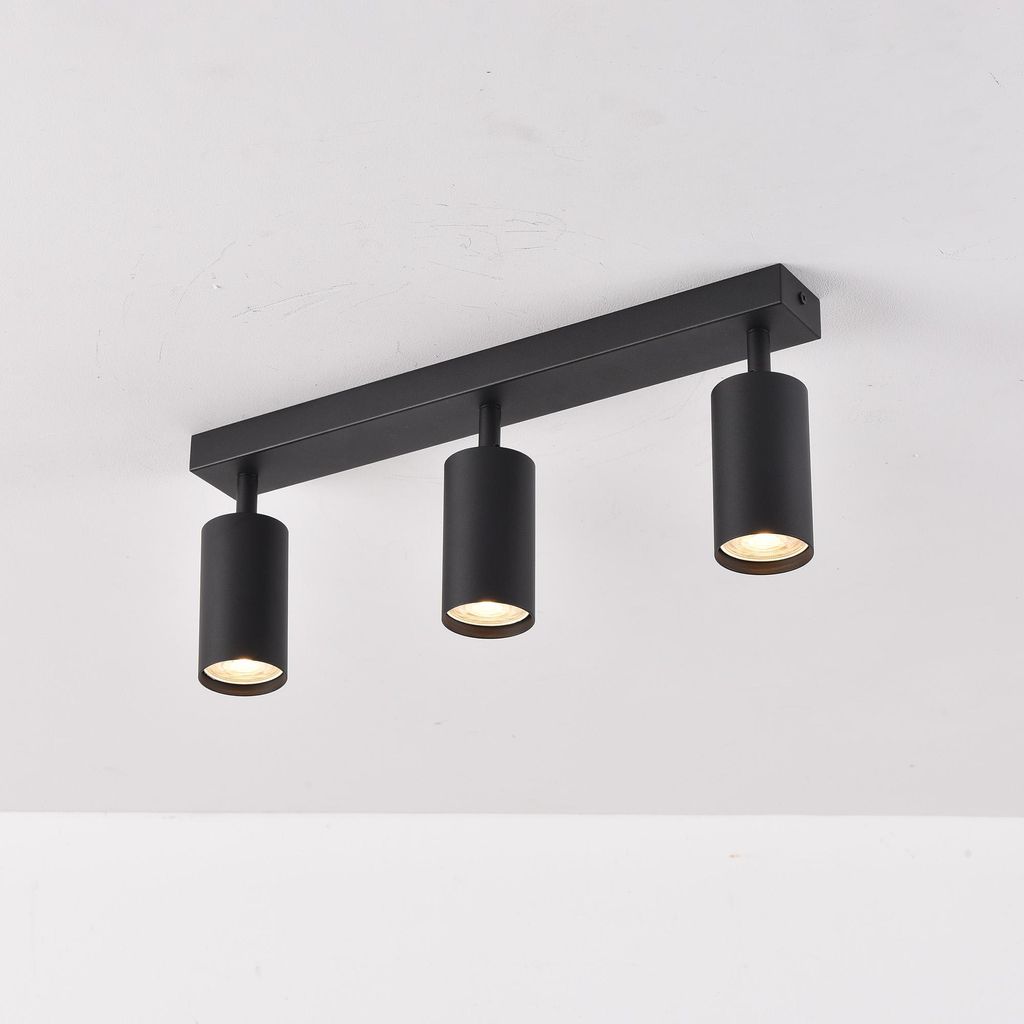 LED 3-flammig Deckenleuchte schwenkbar TRIO schwarz Produktbild 