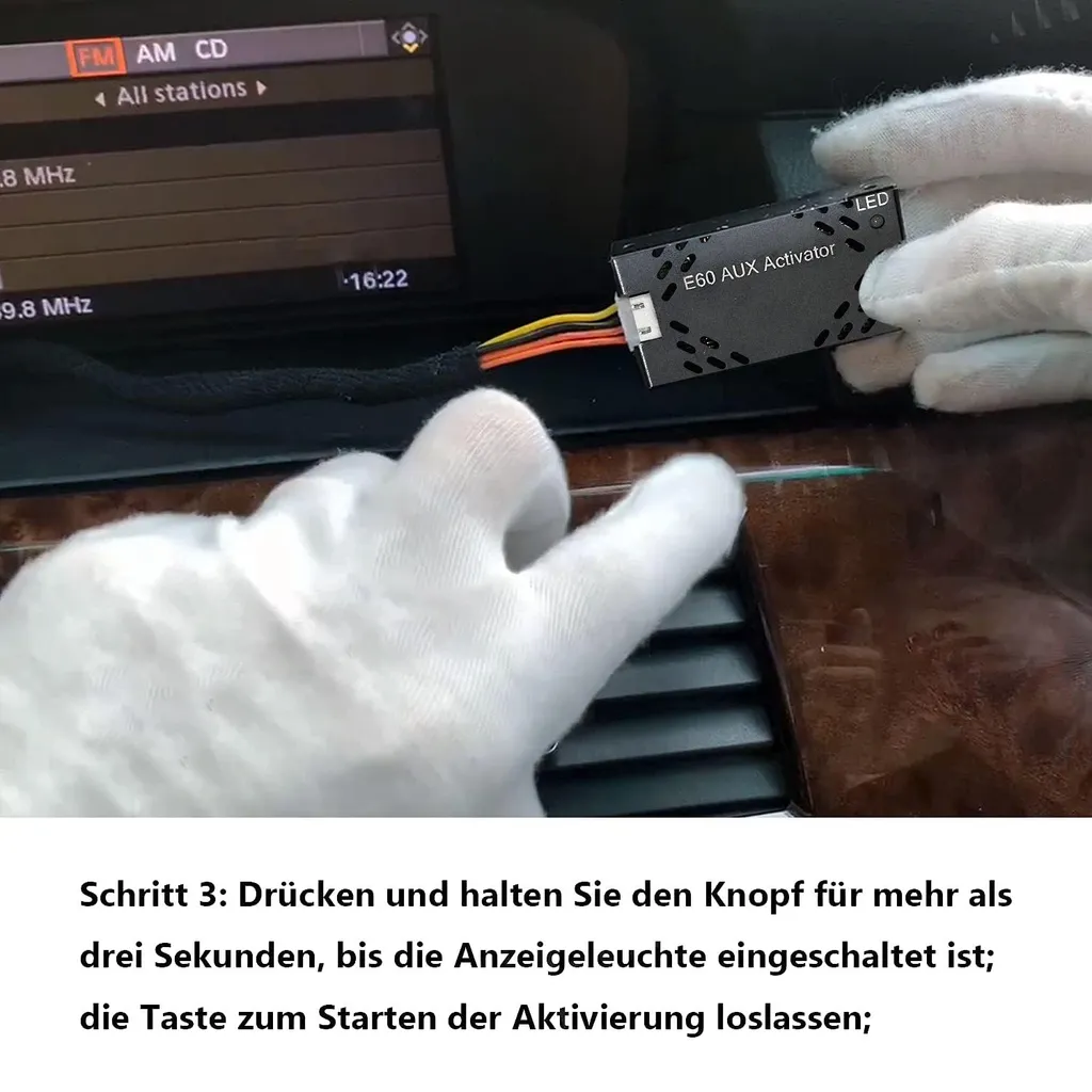 Réactiver Option AUX BMW E60 E61 E63 E64 CCC Solution Menu Manquant Audio - 4