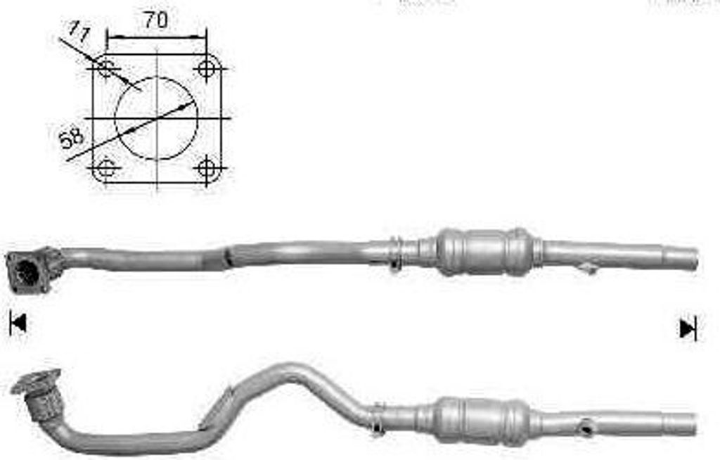 VEGAZ Katalysator Kat für VW Golf IV Schrägheck (1J1) Euro Produktbild 