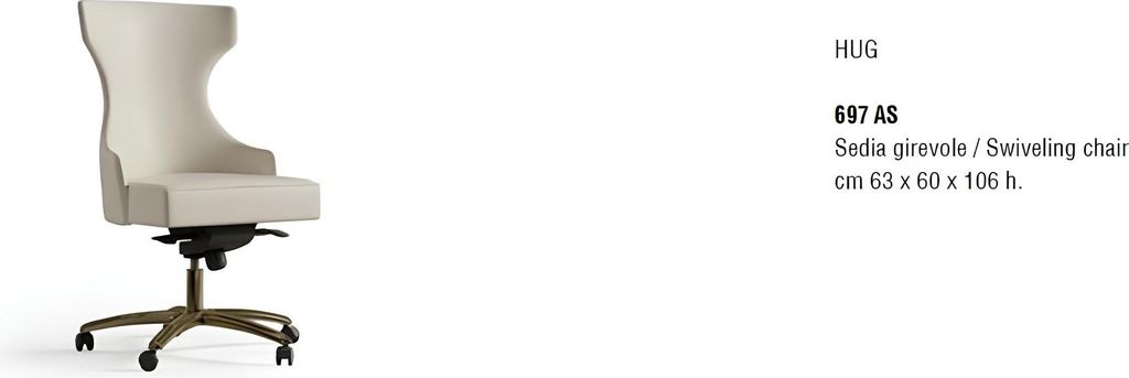 Design Lehnstuhl Luxus Sessel Stuhl Leder Drehbarer Club Polster Büro Neu Lounge