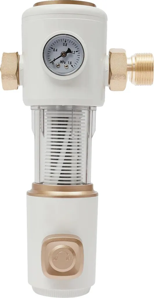 Filtre à sédiments pour maison individuelle blanc filtration impuretés