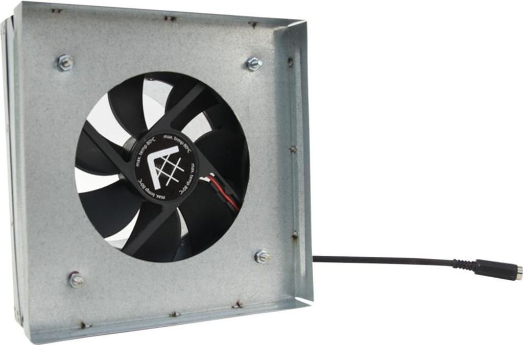 KSW přípojka k mřížce 17x17fí100 s ventilátorem Obrázek produktu 