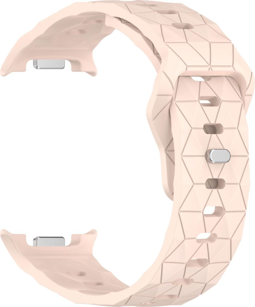 INF Fußballtextur Silikonarmband für Samsung Galaxy Watch8/Watch8 Classic Rosa