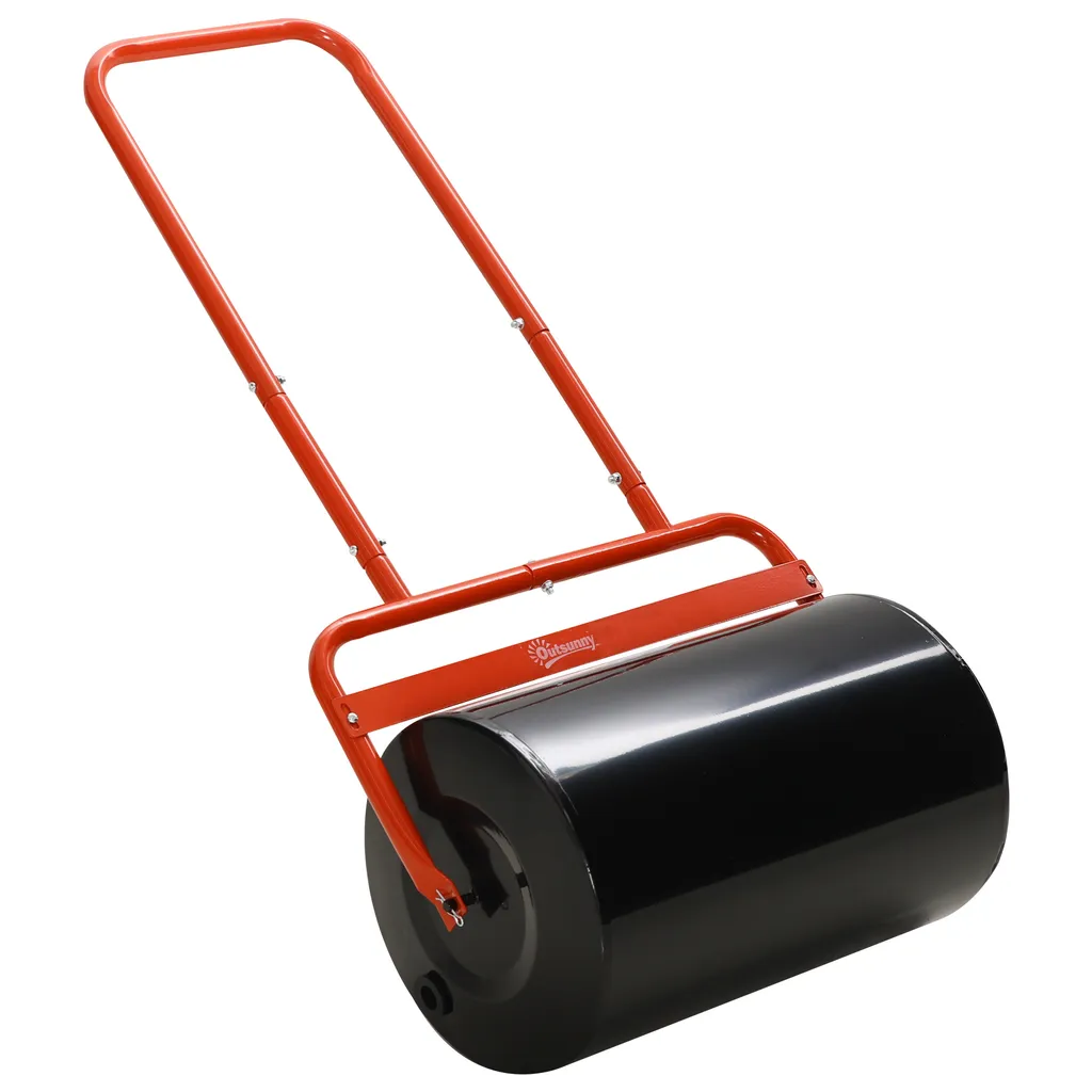 Rouleau à Gazon 38 Litres en Acier Renforcé Outsunny - Design Ergonomique
