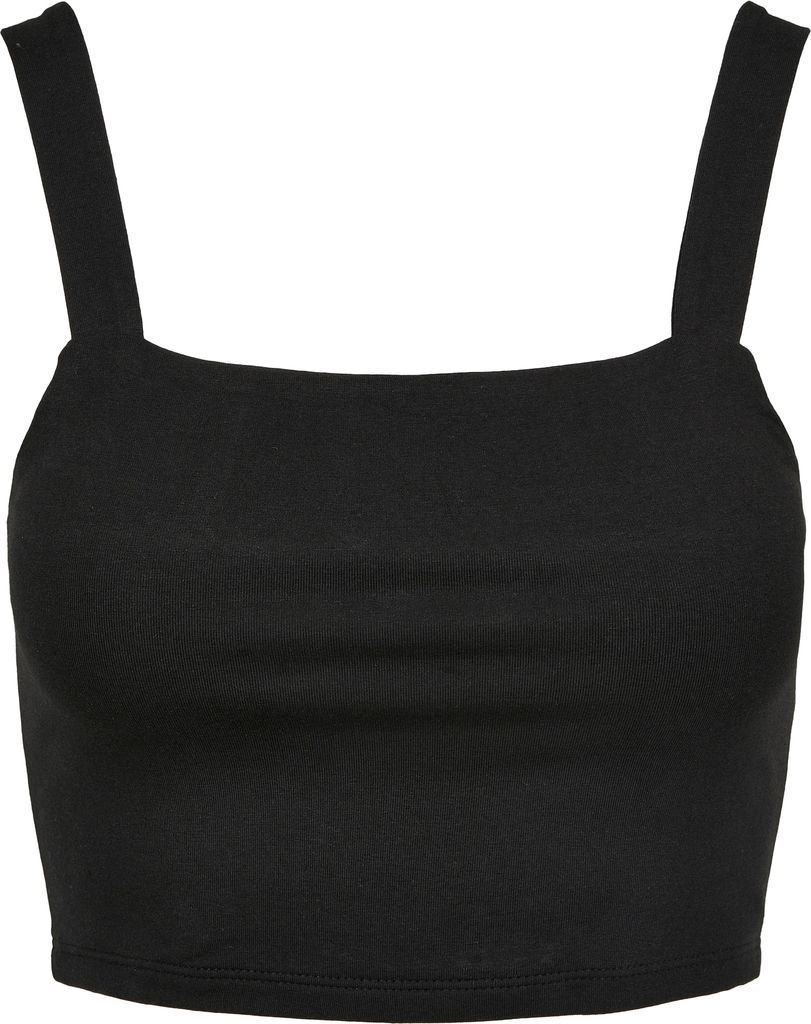 Urban Classics Ladies - Cropped Tank Top schwarz - XL