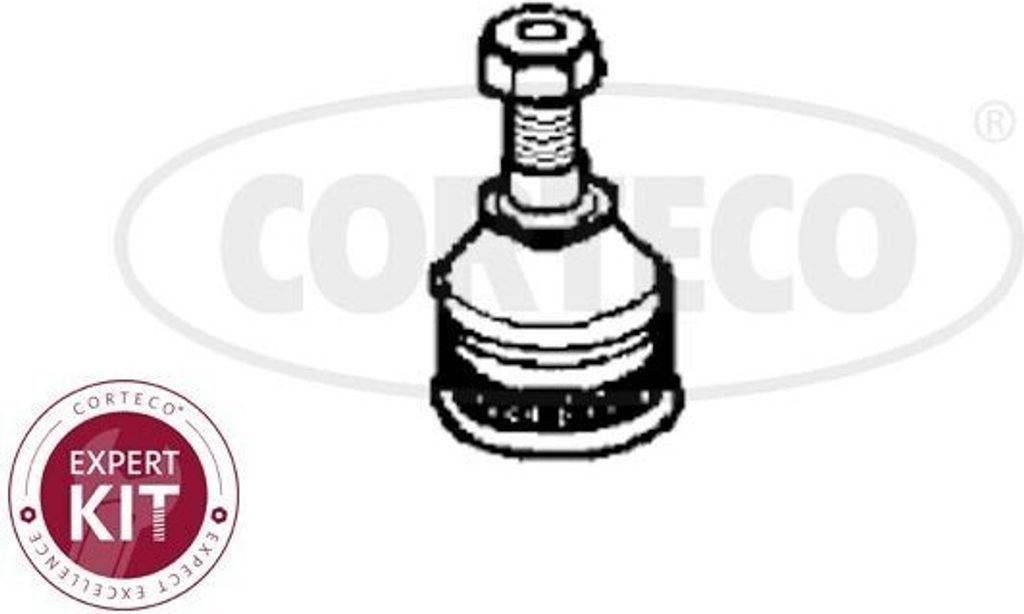 CORTECO Traggelenk Vorne Rechts Vorne Links Unten für VOLVO 140 (142, 144) 49395775