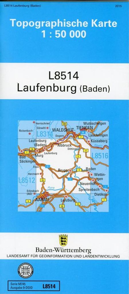 Laufenburg (Baden) 1 : 50 000