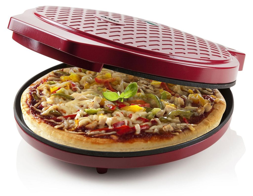 Domo DO9177PZ, 1 pizza/pízz, Červená, 30 cm, 12 min, 30 cm Obrázok produktu 