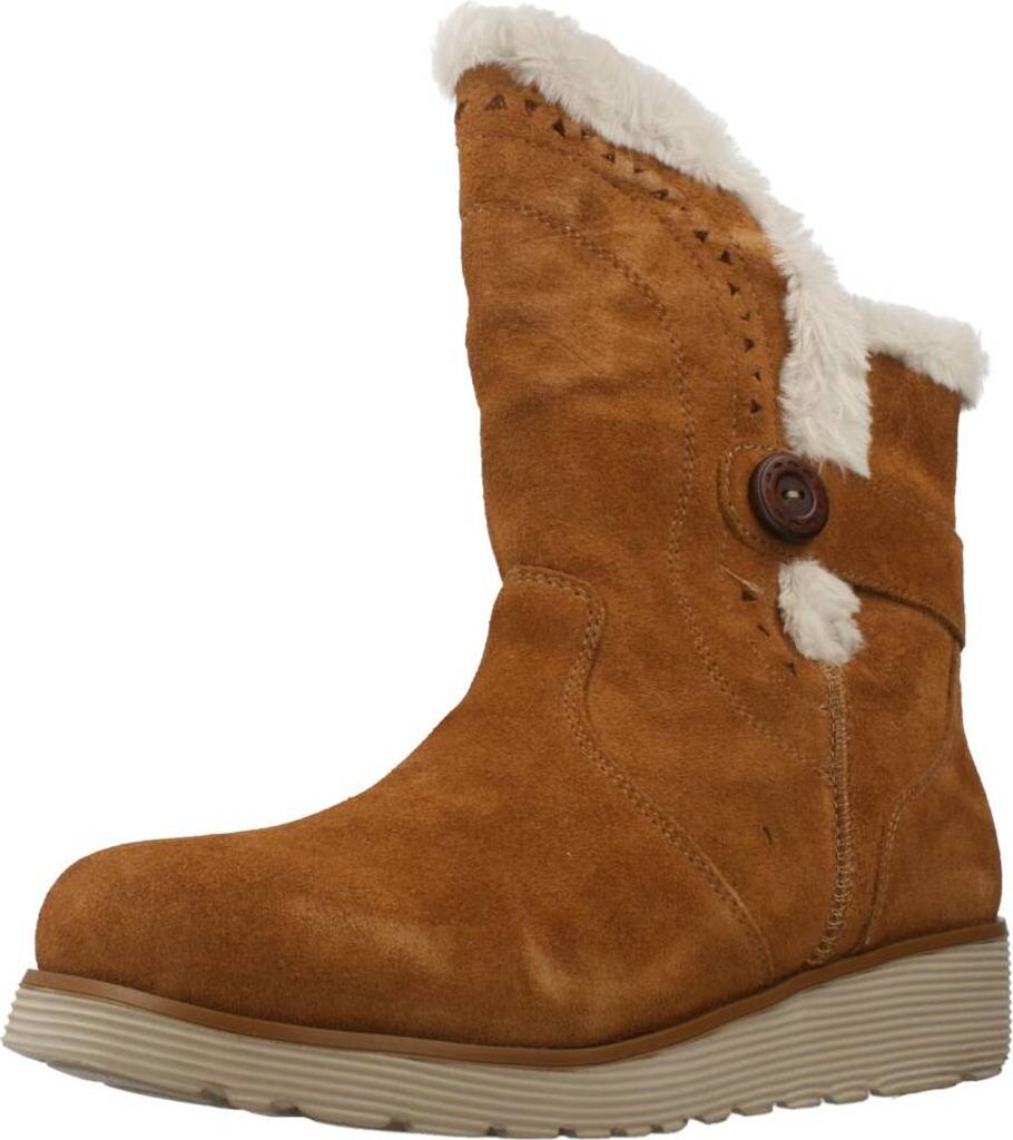 Botines Mujer SKECHERS KEEPSAKES WEDGE COLOR Brown TAN Produktbild 