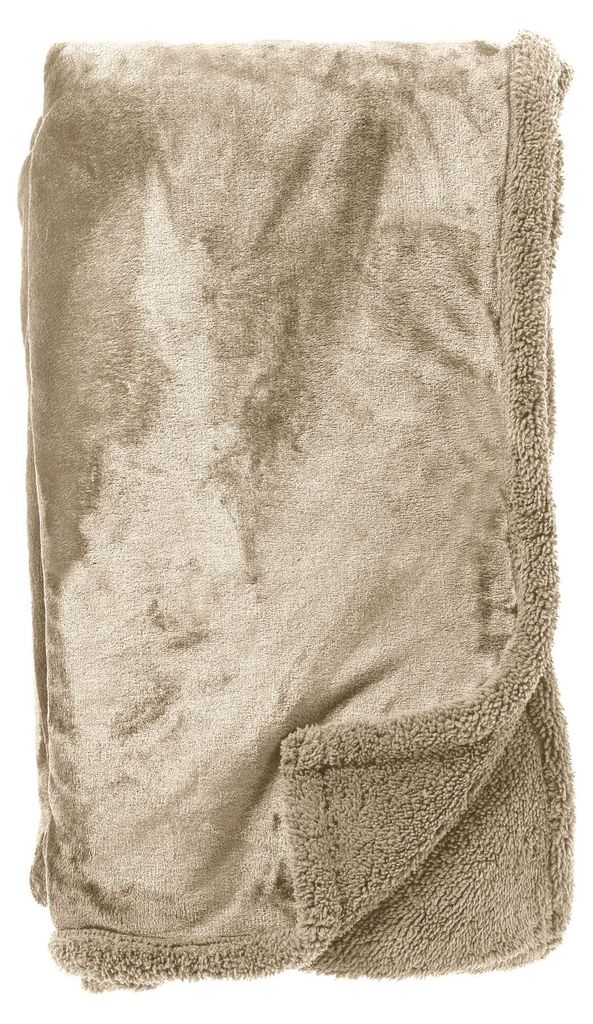 Dutch Decor Wohndecke Teddyfleece Stanley 150x200 cm Beige