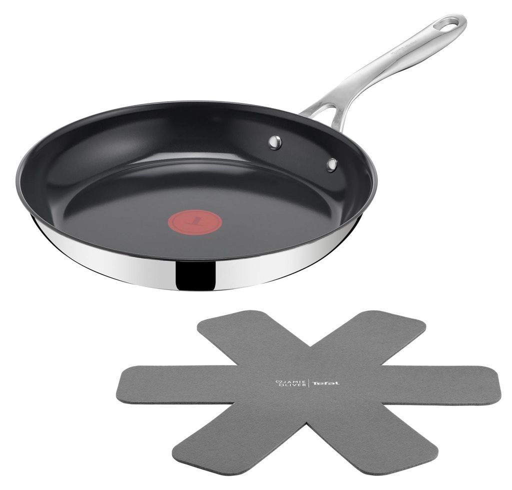 Tefal Jamie Oliver H8802S34, Rund, Allzweckpfanne, Schwarz, Produktbild 