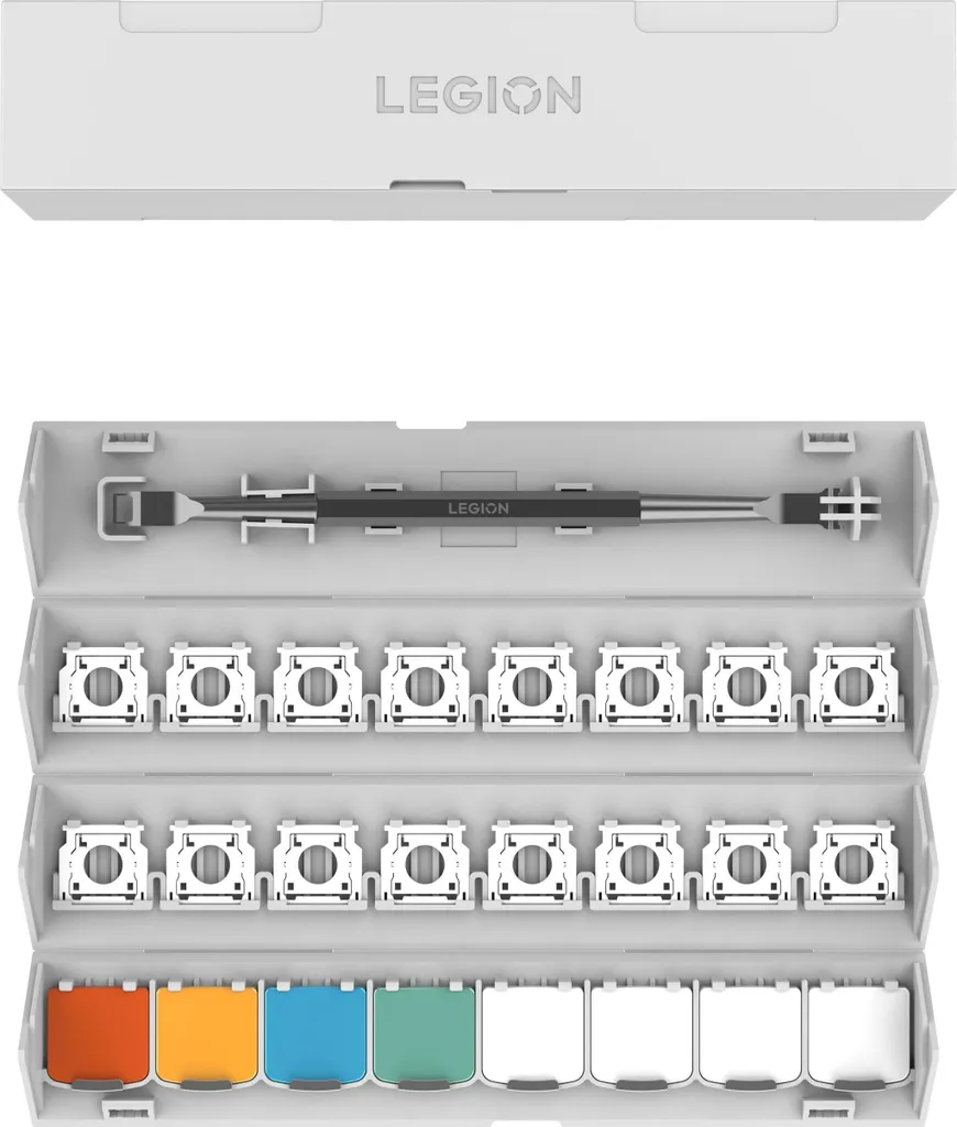 Touches interchangeables Lenovo Legion - Kit de 8 pièces en 5 couleurs