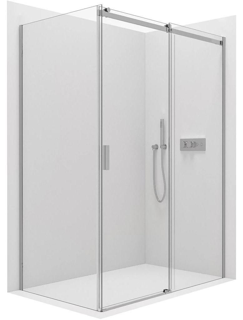 Cabina doccia Santoro L/P - 8 mm - cromata, vetro Immagine del prodotto 